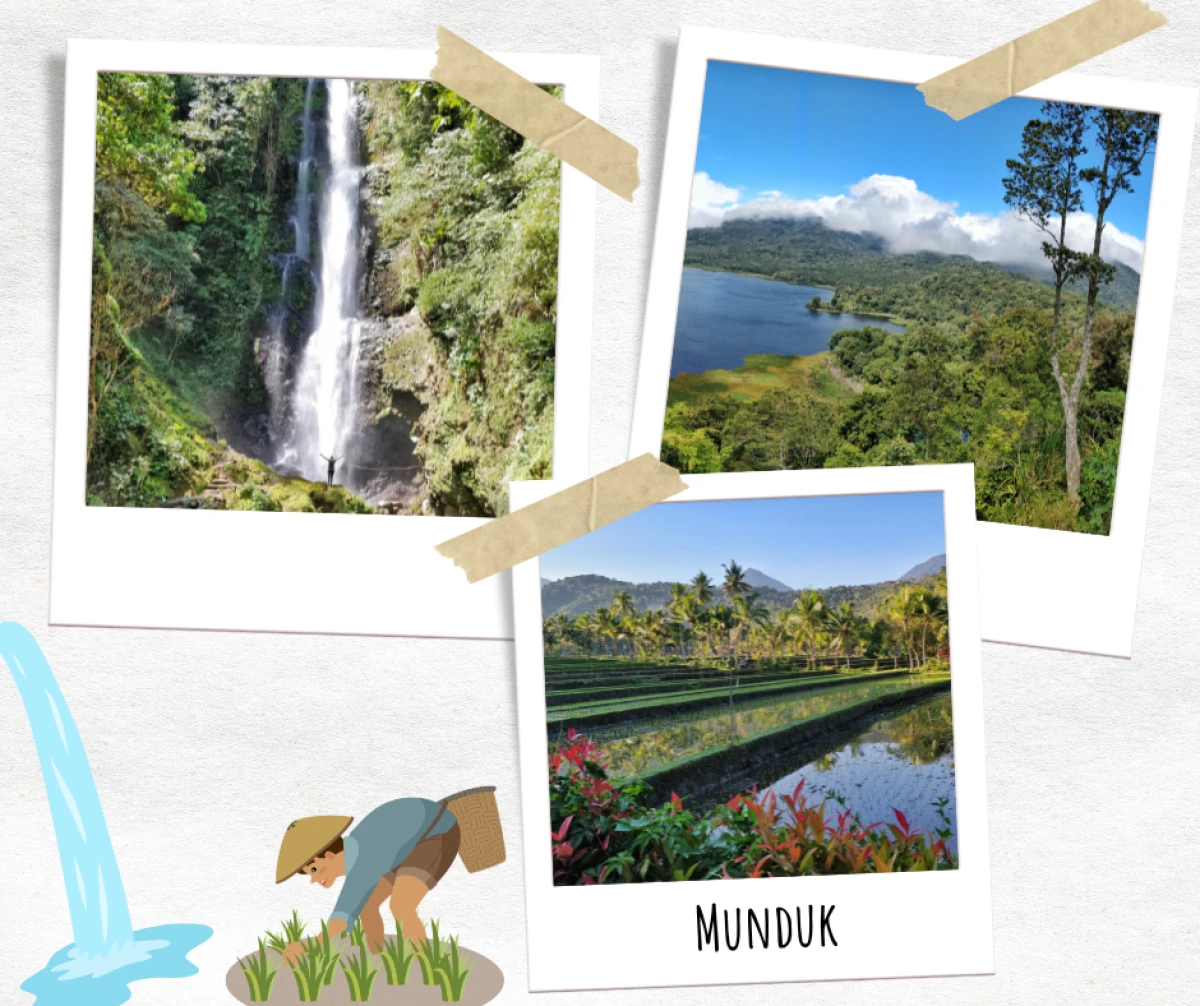 Munduk, la partie nature et 