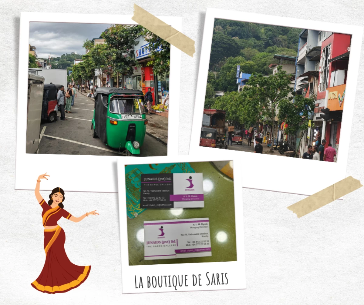 Saris à Kandy