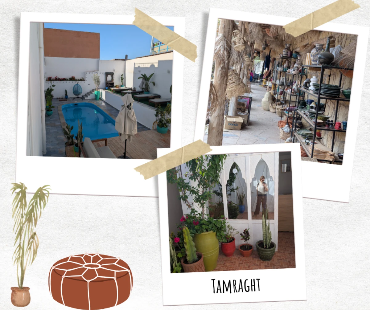 Tamraght entre partie haute et basse&nbsp;